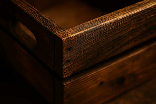 Large Rustic Apple Crate Handmade In Hebden Bridge by Burl